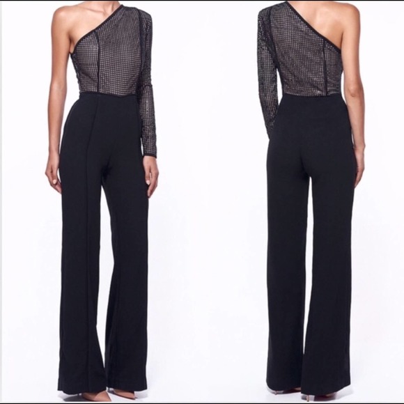 MISHA COLLECTION Pants - Misha Collection Asymmetrical Jumpsuit